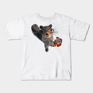 Dad Squirrel Kids T-Shirt